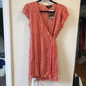 Floral NWT wrap dress!